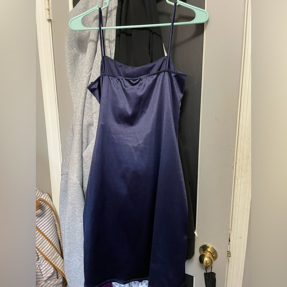 Blue formal mini dress - Picture 2 of 4
